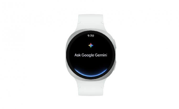 Gemini на Galaxy Watch8. Gemini теперь работает и на умных часах. Изображение: Google. Gemini на Galaxy Watch8. Gemini теперь работает и на умных часах. Изображение: Google. Фото.