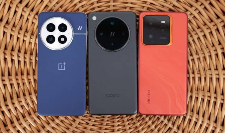 Почему OPPO, OnePlus и realme — это одинаковые смартфоны. Выглядят по-разному, но суть одна и та же. Изображение: Mobiltelefon.ru. Фото.