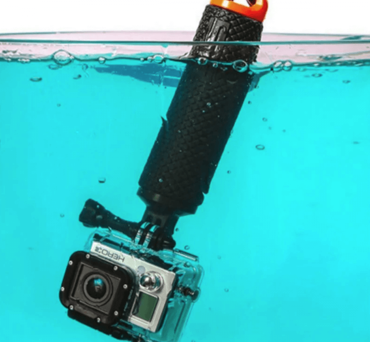Ручка-поплавок для GoPro и других экшн-камер. Изображение: AliExpress. Ручка-поплавок для GoPro и других экшн-камер. Изображение: AliExpress. Фото.