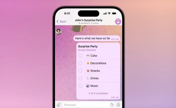 Что нового в Telegram 11.13. Главное нововведение Telegram 11.13. Изображение: Telegram. Фото.