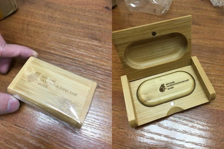 Деревянная USB-флешка. Недорого, зато как уникально. Фото.