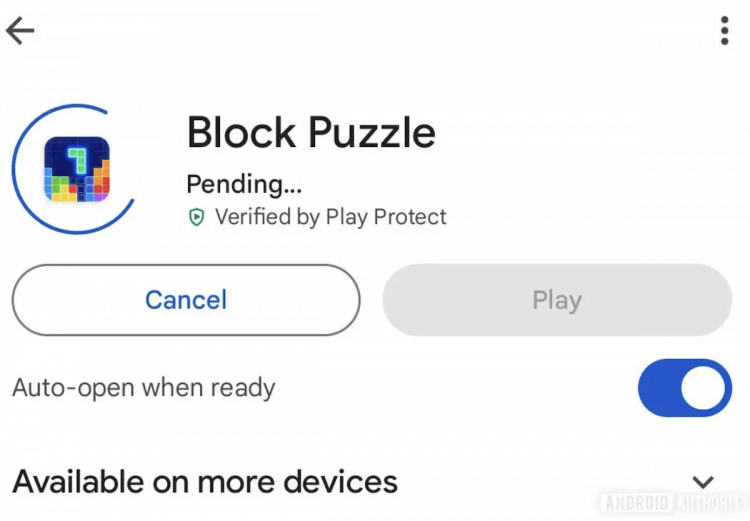 Функция автозапуска в Google Play. Приложения не открываются мгновенно, надо подождать 5 секунд. Изображение: Android Authority. Функция автозапуска в Google Play. Приложения не открываются мгновенно, надо подождать 5 секунд. Изображение: Android Authority. Фото.