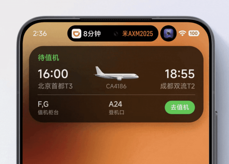 Динамический остров для Xiaomi. Это только один пример «островка». Динамический остров для Xiaomi. Это только один пример «островка». Фото.