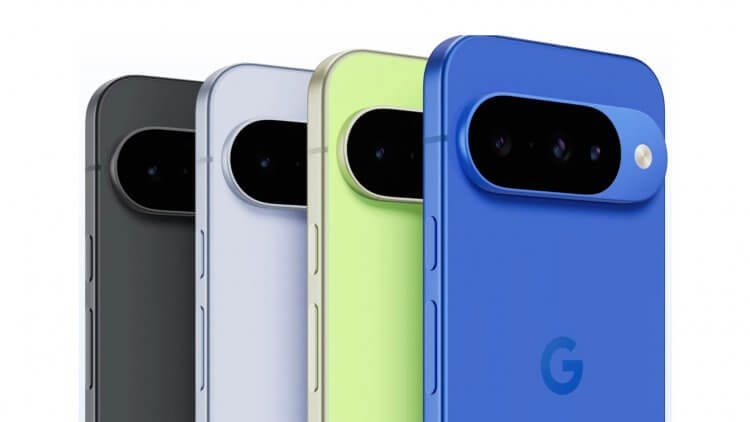 Смартфон Google Pixel 10. Все цвета Google Pixel 10. Изображение: Google. Фото.