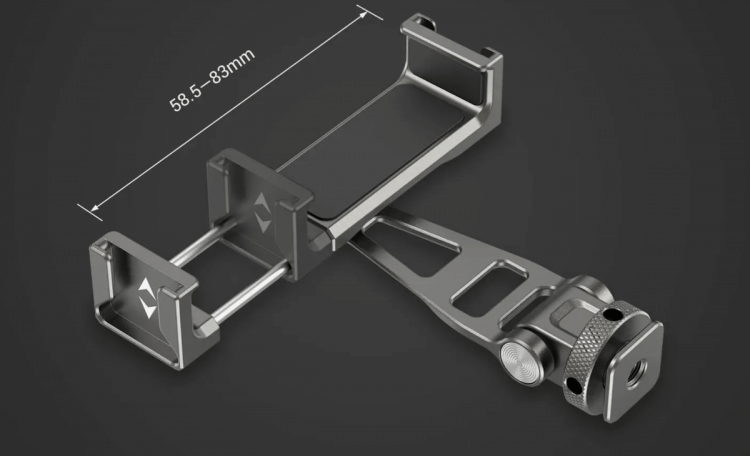 Металлический держатель для смартфона от SmallRig. Изображение: AliExpress. Металлический держатель для смартфона от SmallRig. Изображение: AliExpress. Фото.