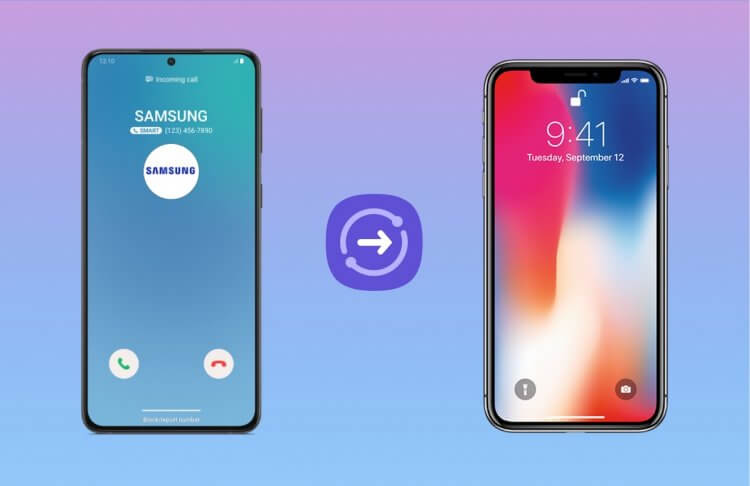 Google делает технологию передачи данных для iPhone, Android и Windows. Пересылать файлы можно будет универсально. Передача файлов между разными смартфонами до сих пор остается проблемой. Изображение: MobileTrans. Фото.