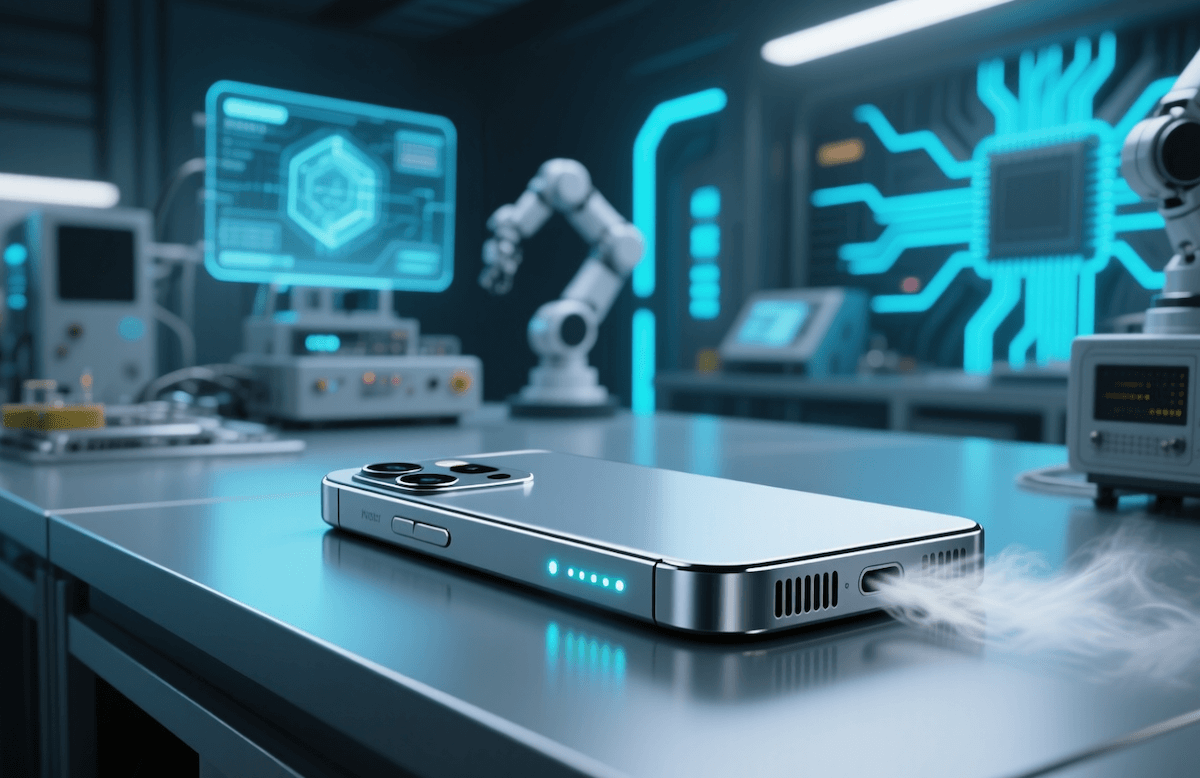 realme показала революционный смартфон с кондиционером