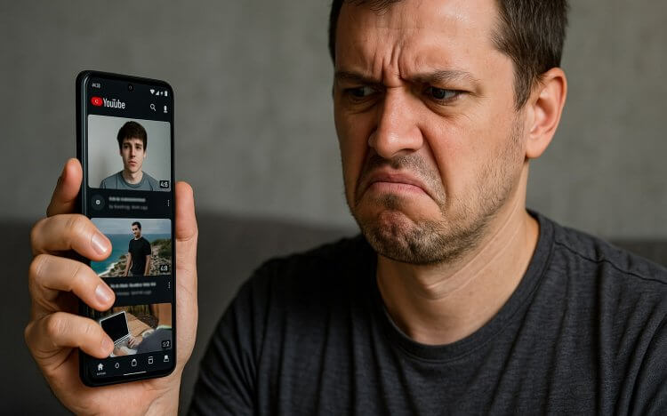 Как сбросить рекомендации YouTube на Android, если не нравится подборка видео. Инструкция для тех, кому не нравятся рекомендации в YouTube. Фото.