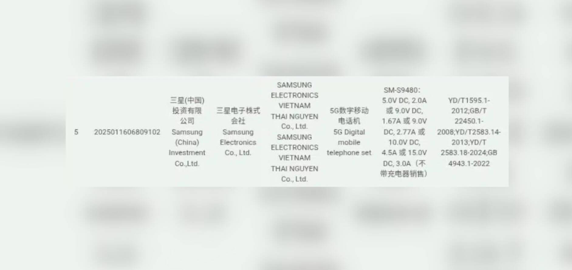 Какой будет мощность зарядки Galaxy S26 Ultra. Спойлер: топовые Самсунги будут на уровне старых Айфонов. Судя по утечкам из центра сертификации Китая, зарядка S26 Ultra останется прежней. Фото.