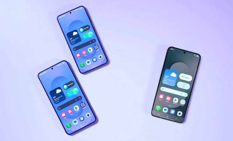 Какой смартфон лучше: Galaxy S25 или Galaxy S25 FE. Слева направо: Galaxy S25+, Galaxy S25 и Galaxy S25 FE. Изображение: SuperSaf. Фото.