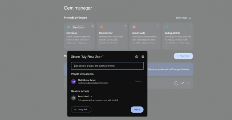 Сравнение Gemini Pro с ChatGPT. Делиться рабочими пространствами с другими пользователями очень удобно. Изображение: Gemini. Фото.