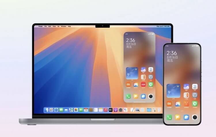 Взаимосвязанность с устройствами Apple. iPhone и Xiaomi — теперь пара. Изображение: Xiaomi. Фото.