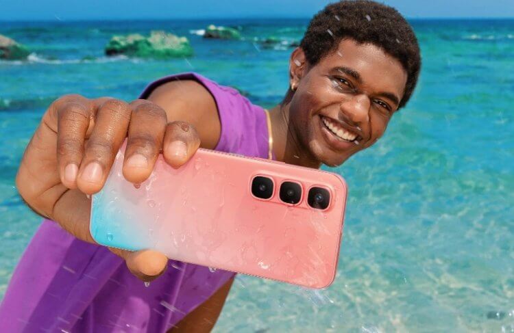 В России начали продавать самый легкий и тонкий смартфон на Android. Он стоит меньше 20 тысяч. Infinix сделала самый тонкий и легкий смартфон. Изображение: Infinix. Фото.