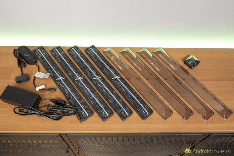 Gaming Wall Light — подсветка в стиле киберпанк. Комплект поставки. Фото.