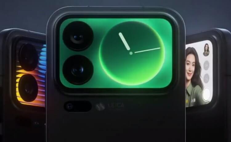 Зачем Xiaomi 17 нужен второй экран сзади. Новые флагманы Xiaomi получат второй экран. Изображение: Xiaomi. Фото.