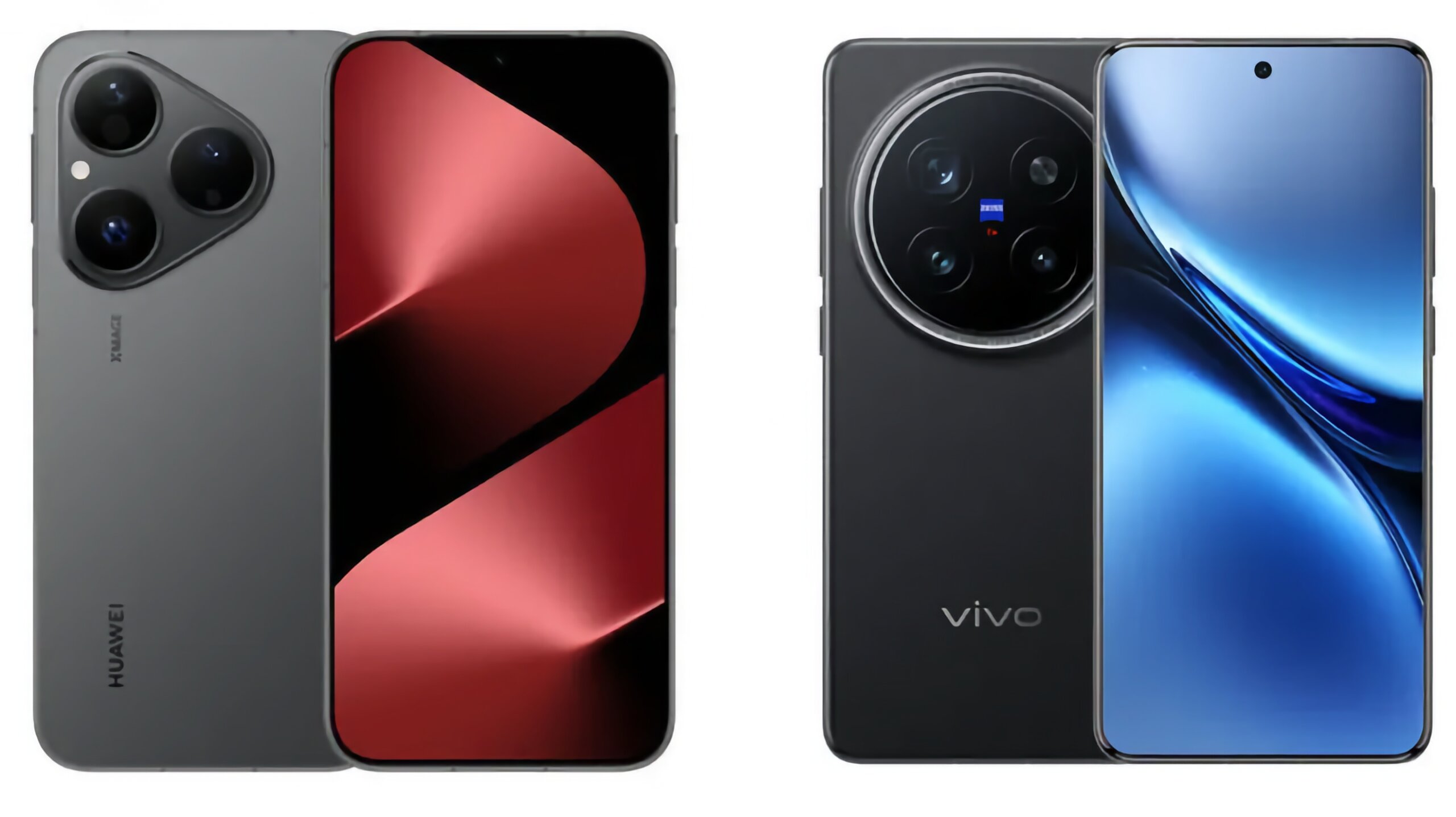Сравниваем дизайн и дисплеи Huawei и vivo. Спереди как близнецы, сзади совсем разные. Фото.