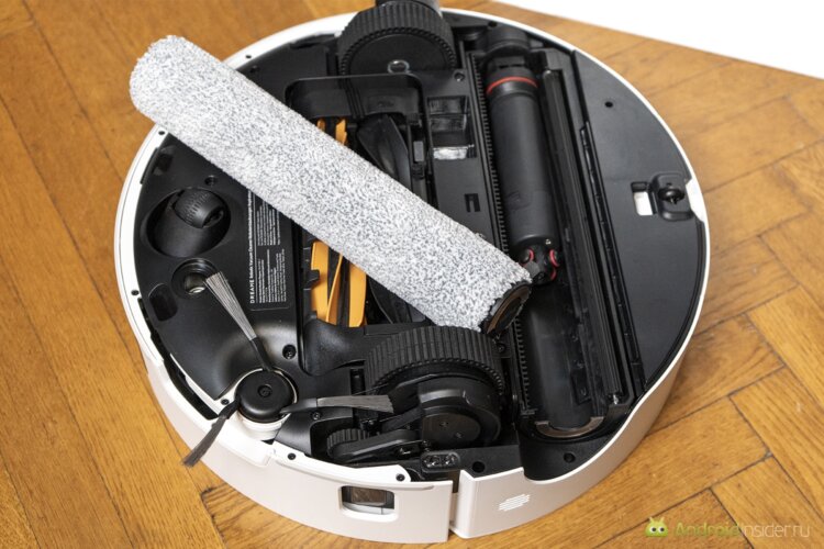 Что умеет Dreame Aqua10 Ultra Roller Complete. Ролик будет пушистым не только когда пылесос новый. Фото.