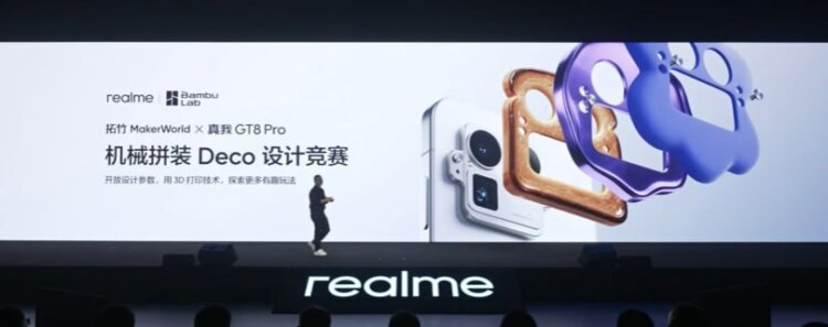Что такое съемная камера realme GT8 Pro. Накладки меняются при помощи отвертки и двух винтиков. Изображение: realme. Что такое съемная камера realme GT8 Pro. Накладки меняются при помощи отвертки и двух винтиков. Изображение: realme. Фото.