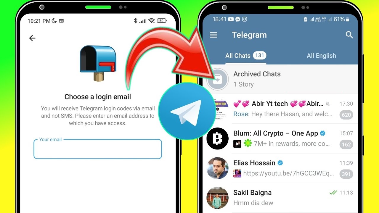 Почему Telegram просит почту, и как ее привязать к аккаунту