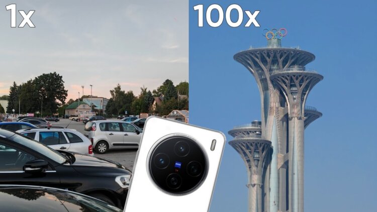 Характеристики камер Huawei Pura 80 и vivo X200 Pro. Зато vivo способен заменить бинокль. Изображение: YouTube. Фото.