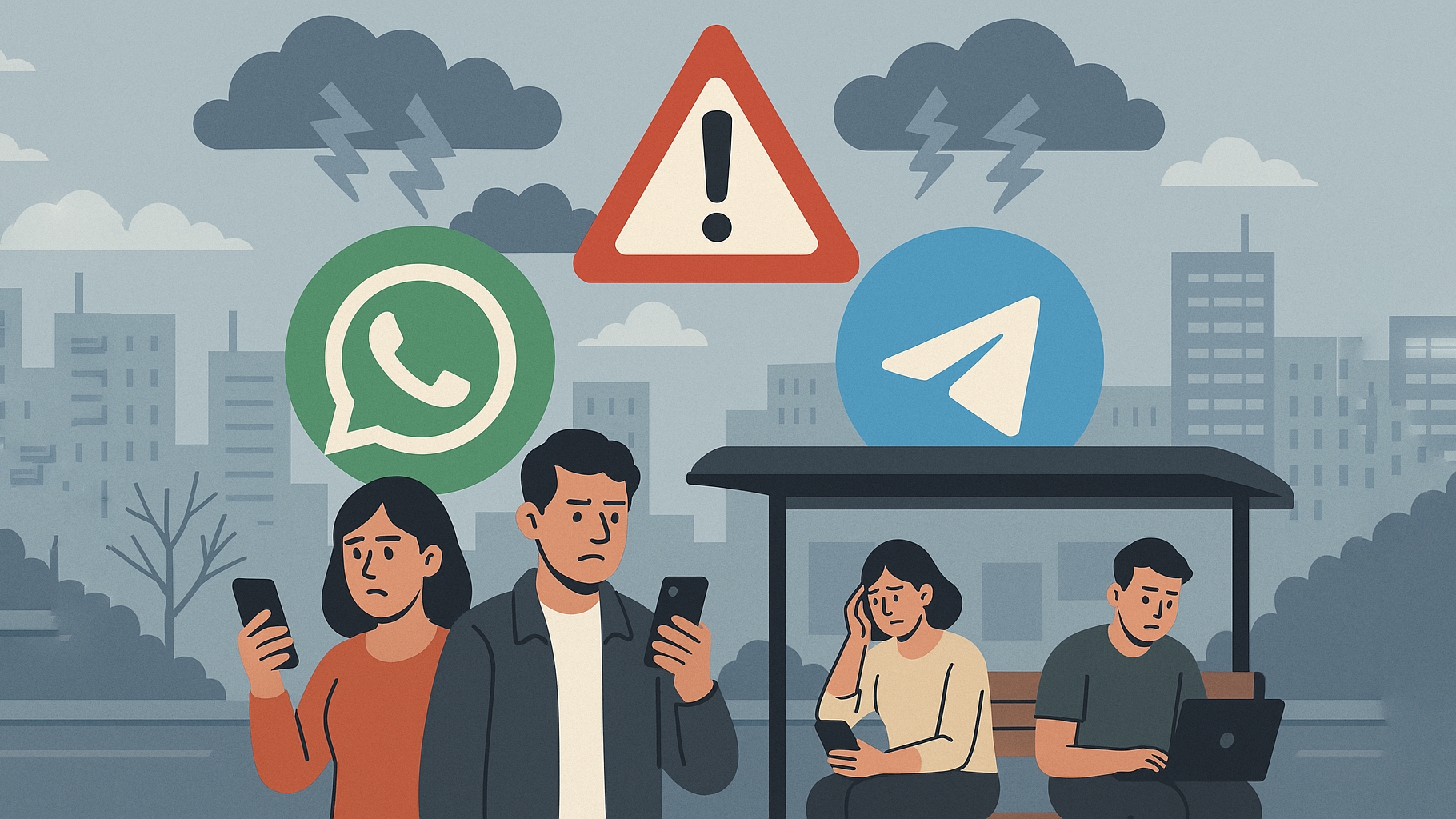 Роскомнадзор блокирует WhatsApp и Telegram на юге России. В чем причина?