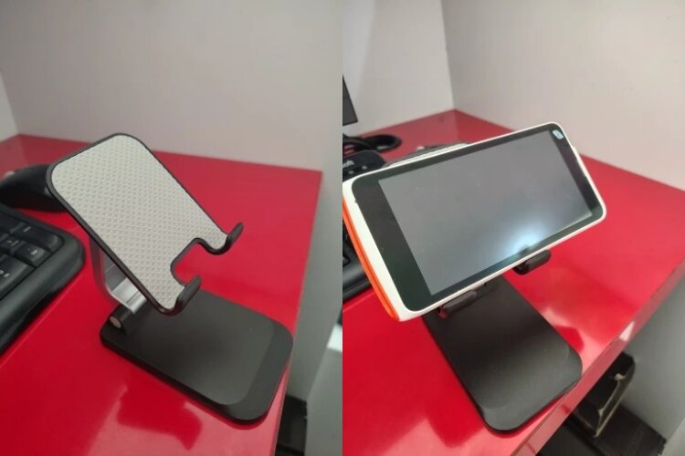 Складная подставка для смартфона. Удобная и надежная подставка. Складная подставка для смартфона. Удобная и надежная подставка. Фото.