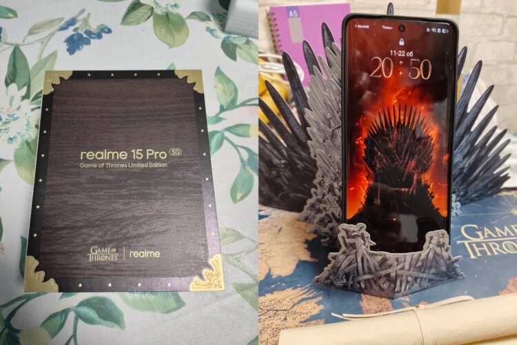 Смартфон в стиле Игры престолов. Лимитка популярного смартфона realme. Смартфон в стиле Игры престолов. Лимитка популярного смартфона realme. Фото.