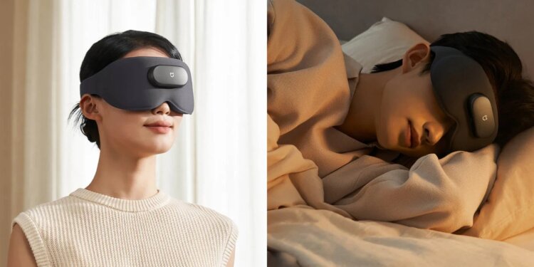 Массажная маска от Xiaomi. Маска для массажа ваших глаз. Фото.