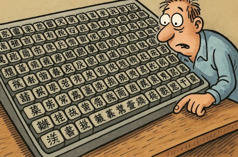 Как китайцы печатают на клавиатуре: пиньинь, Wubi, голос и рукопись. Думаете, китайцы печатают так? Фото.