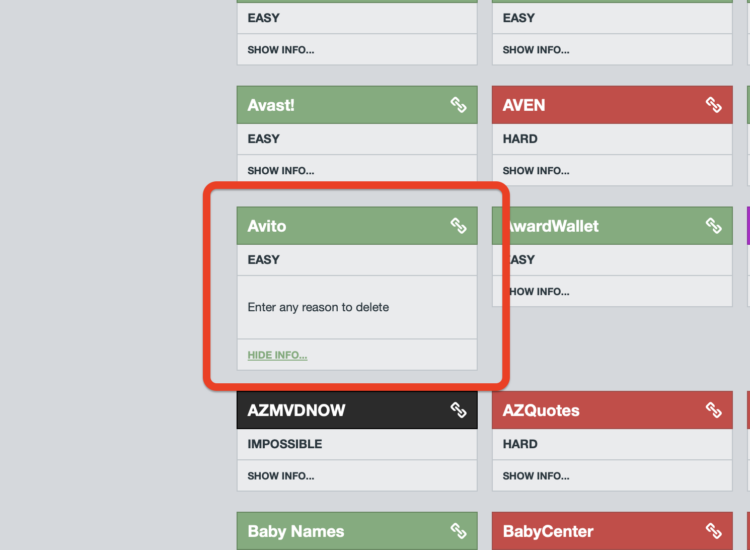 Как быстро удалить старые и забытые аккаунты. В базе есть как зарубежные сайты, так и отечественные страницы. Изображение: justdeleteme.xyz. Как быстро удалить старые и забытые аккаунты. В базе есть как зарубежные сайты, так и отечественные страницы. Изображение: justdeleteme.xyz. Фото.