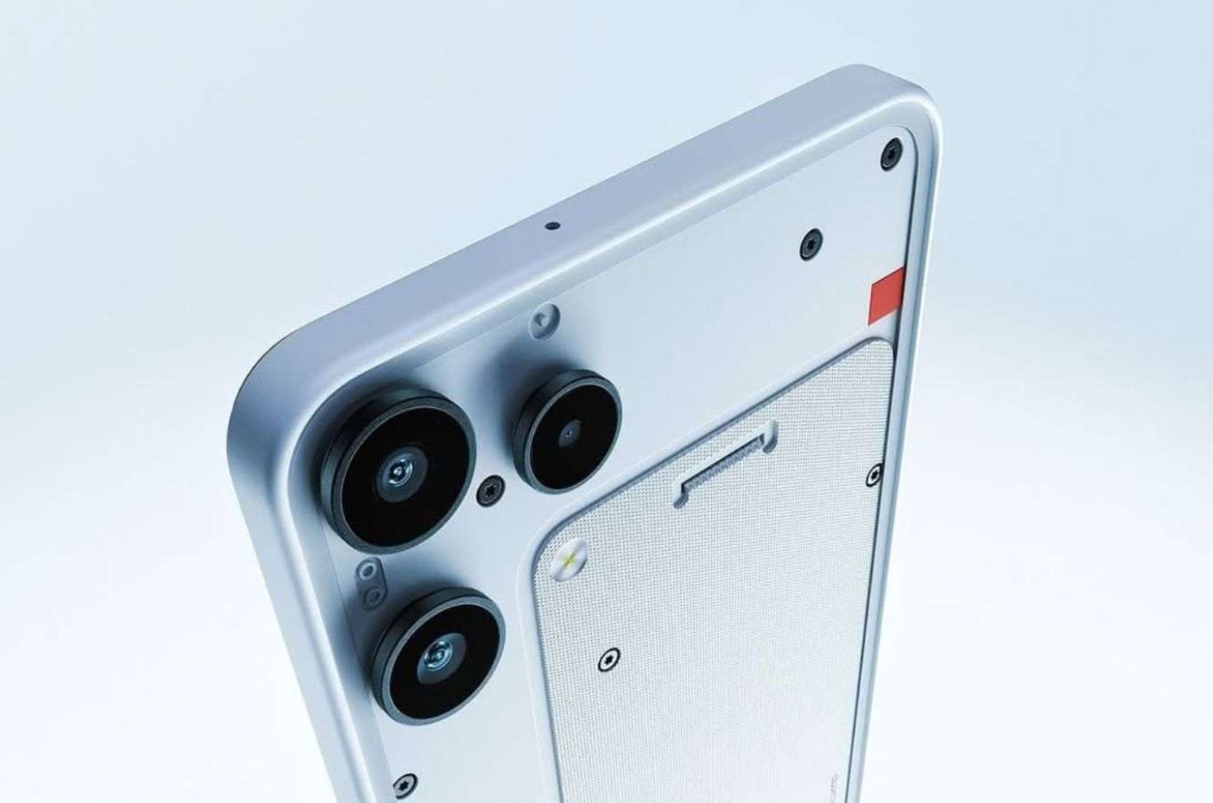 Смартфон с необычным дизайном. Из Nothing Phone (3a) Lite убрали все лишнее, но дизайн по-прежнему узнаваемый. Фото.