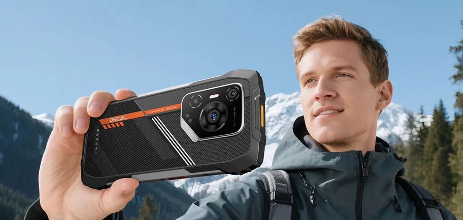 Мощный защищенный смартфон с ИИ. Смартфон Oscal с противоударным корпусом и ИИ-фишками — круто, да? Фото.