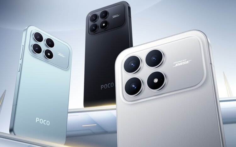 Мощный смартфон POCO F8 Pro. Младший флагман тоже заряжен звуком Bose. Фото.