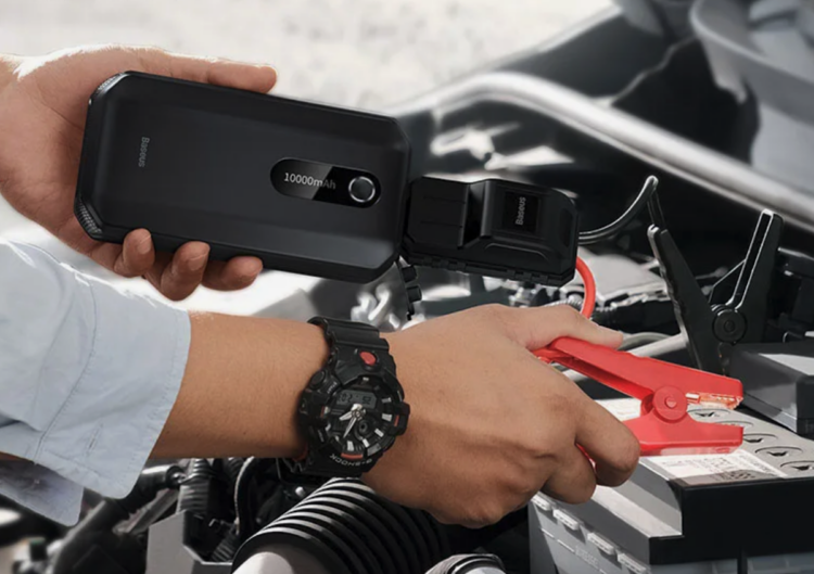 Автомобильное пуско-зарядное устройство Baseus. Изображение: AliExpress. Автомобильное пуско-зарядное устройство Baseus. Изображение: AliExpress. Фото.