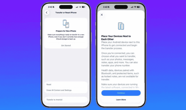 Сотрудничество Apple и Google. Перенос будет производиться максимально нативно. Изображение: MacRumors. Сотрудничество Apple и Google. Перенос будет производиться максимально нативно. Изображение: MacRumors. Фото.