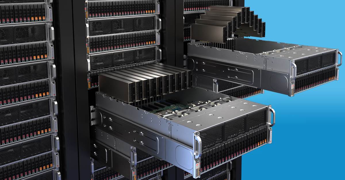 Почему оперативная память дорожает и исчезает. Только в одном сервере может стоять с десяток модулей ОЗУ. Изображение: supermicro.com. Почему оперативная память дорожает и исчезает. Только в одном сервере может стоять с десяток модулей ОЗУ. Изображение: supermicro.com. Фото.