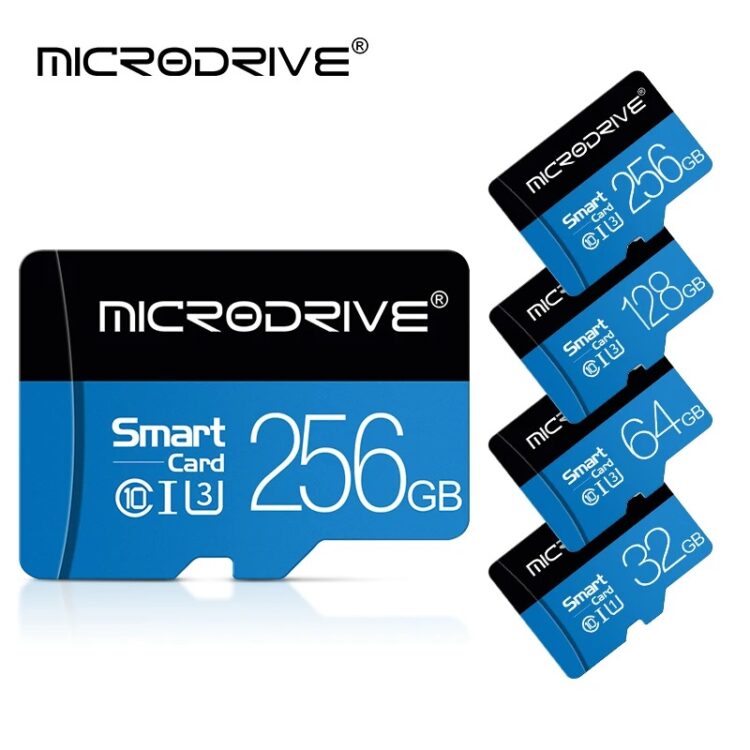 Недорогая MicroSD-карта. Доступная карта памяти от надежного бренда. Фото.