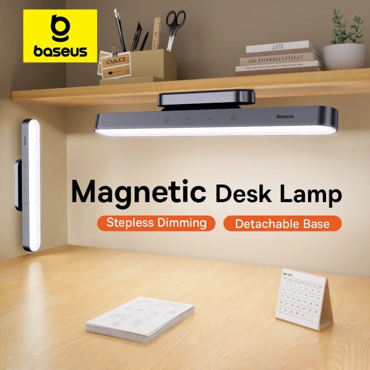 Беспроводная лампа Baseus. Лампа, которая светит ярко даже без проводов. Фото.