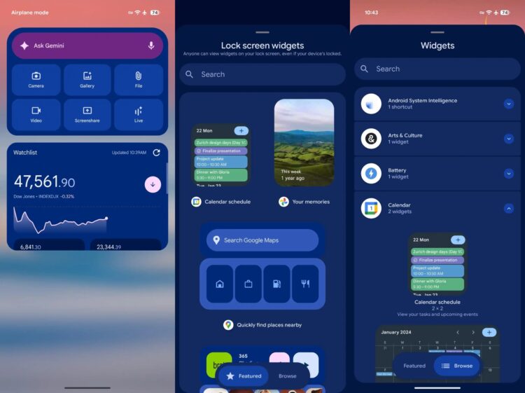 Напоминает интерфейс iOS. Изображение: 9to5google.com. Фото.