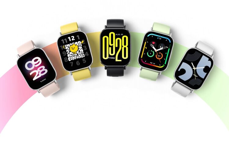 Недорогие смарт-часы REDMI Watch 5 Active. Умные часы по цене фитнес-браслета. Изображение: Xiaomi. Фото.