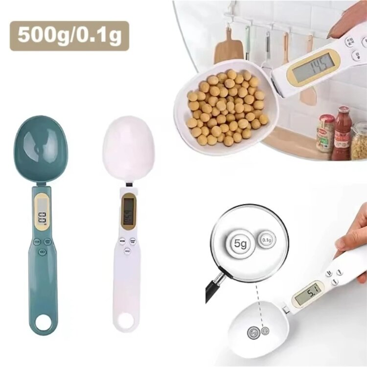 Мерная ложка со встроенными весами. Идеальная ложка для небольших измерений. Фото.