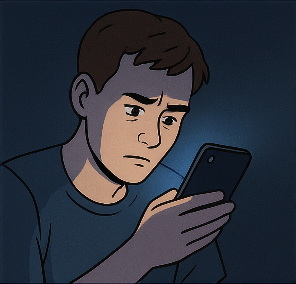 Как синий свет экрана влияет на зрение. Синий спектр невидим, но влияет не организм. Фото.