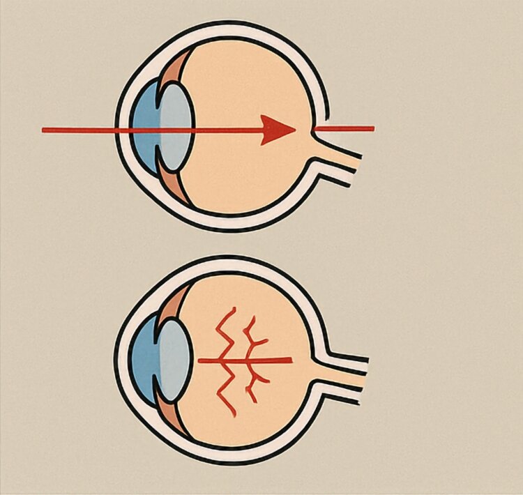 Как смартфон может вызвать ложную близорукость. У взрослых это проявляется как усталость мышц, а дети могут лишиться четкости зрения навсегда. Фото.