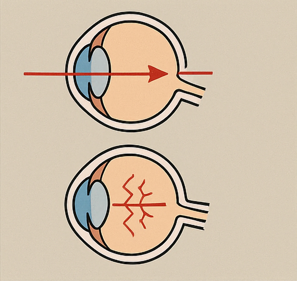 Как смартфон может вызвать ложную близорукость. У взрослых это проявляется как усталость мышц, а дети могут лишиться четкости зрения навсегда. Фото.