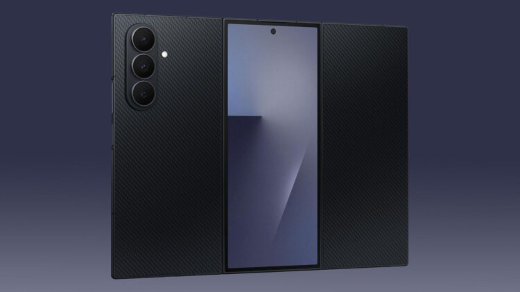 Samsung выпустила Galaxy Z TriFold — первый смартфон компании, раскладывающийся в 10-дюймовый планшет. Первый Galaxy, который складывается сразу в двух местах. Изображение: macrumors.com. Фото.