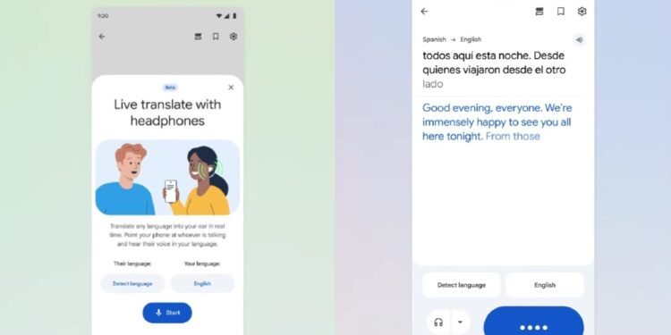 Что нового в Google Переводчике. Живой перевод через наушники представлен не во всех странах. Изображение: Google. Что нового в Google Переводчике. Живой перевод через наушники представлен не во всех странах. Изображение: Google. Фото.