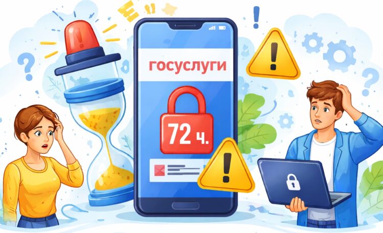 Почему Госуслуги заблокировали на 72 часа, и что делать. Блокировка Госуслуг и мессенджер MAX оказались взаимосвязаны. Почему Госуслуги заблокировали на 72 часа, и что делать. Блокировка Госуслуг и мессенджер MAX оказались взаимосвязаны. Фото.