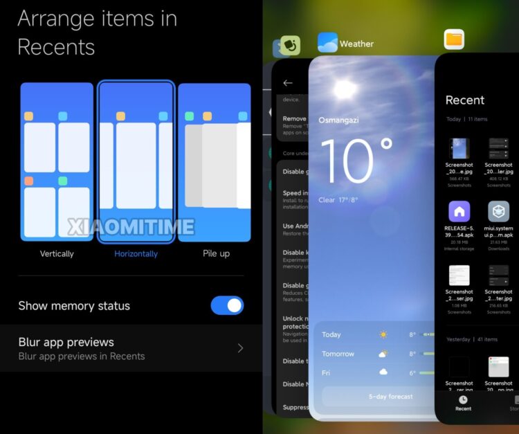 Что нового будет в HyperOS 4. Новое оформление списка запущенных приложений. Изображение: XiaomiTime. Что нового будет в HyperOS 4. Новое оформление списка запущенных приложений. Изображение: XiaomiTime. Фото.