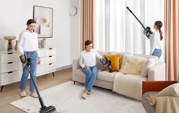 Беспроводной пылесос Dreame. Многофункциональный пылесос для дома. Изображение: Dreame. Фото.