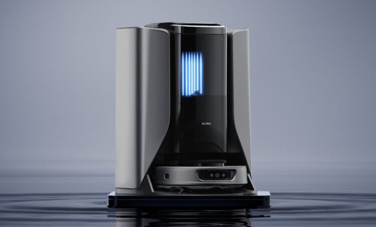 Робот-пылесос BORK V851. Не просто пылесос, а целая станция очистки дома. Изображение: BORK. Фото.